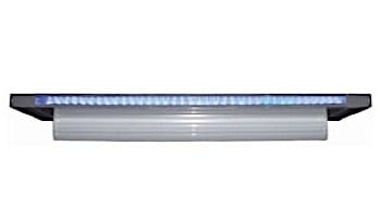 Brilliant Wonders 72" LED Waterfall Back Port | 6" Lip | 100 Ft. Cord | Gray | 25677-631-000
