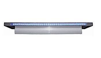 Brilliant Wonders 24" LED Waterfall Bottom Port | 6" Lip | 100 Ft. Cord | Black | 25676-234-000