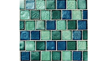 National Pool Tile Aquascapes 1x1 Glass Tile | Aquamarine | OCN-AQUAMARINE