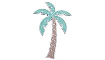 AquaStar Swim Designs Medium Palm Tree Pre-Filled Frame | F2027-01