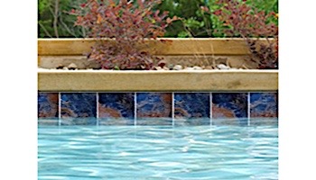 National Pool Tile Coral 6x6 Series | Rustic Blue | CRL-RUSTIC