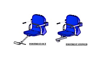 Aqua Creek Reverse Footrest | F-456AAFR-R