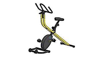Aqua Creek Tidalwave Pool Bike | Yellow | F-TWPB-YLW