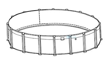 Sierra Nevada 33' Round Resin 52" Sub-Assy for CaliMar® Above Ground Pools | 5-4933-137-52