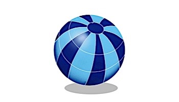 Artistry In Mosaics Beach Ball Blue with Shadow Mosaic | 9" | BBSBLUS