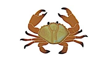 Artistry In Mosaics Crab Brown Mosaic | 5" x 8" | CRABROB