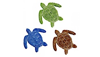 Artistry In Mosaics Loggerhead Turtle Mosaic | Blue - 6" x 6" | TLOBLUB