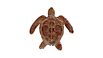 Artistry In Mosaics Loggerhead Turtle Mosaic | Brown - 6" x 6" | TLOBROB