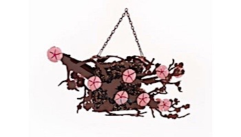 Desert Steel Cherry Blossom Hanging Bird Feeder | 409-110