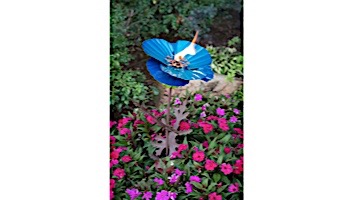 Desert Steel Himalayan Poppy Garden Torch | 409-005