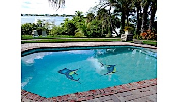 Artistry In Mosaics Sailfish Left Mosaic | Large - 60" x 42" | SAIBLULL