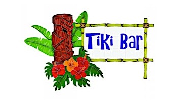 Artistry In Mosaics Tiki Sign Mosaic | 23" x 36" | TIKIBROM
