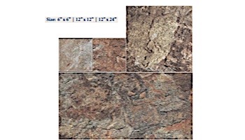 National Pool Tile Firestone 6x6 Series | Multi Color | FRST-MULTI