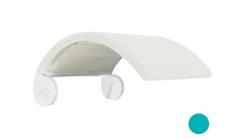 Ledge Lounger Signature Collection Chair Shade | White Frame - Aruba Fabric Stock Color | LL-SG-CR-SH-W-STD-4612