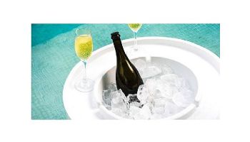 Ledge Lounger Signature Collection Ice Basin Side Table without Lid | Granite Gray | LL-SG-IB-GG