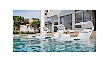Ledge Lounger Signature Collection Ice Basin Side Table without Lid | Granite Gray | LL-SG-IB-GG