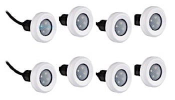 SR Smith Treo Color RGB LED Underwater Pool Light | 5W 12V 80' Cord | 8 Light Bulk Pack | FLED-C-TR-PK8
