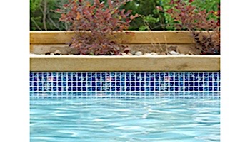 National Pool Tile Lightwaves Glass Tile | Blue 1x1 | LWV-BLUE