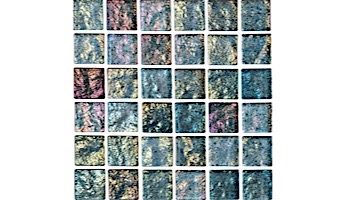 National Pool Tile Lightwaves Glass Tile | Sea Green 1x1 | LWV-SEA GREEN
