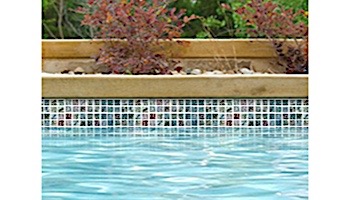 National Pool Tile Lightwaves Glass Tile | Sea Green 1x1 | LWV-SEA GREEN
