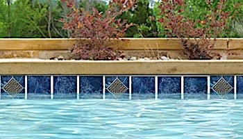 National Pool Tile Blue Seas 6x6 Deco | Royal Blue | SEA-ROYAL DECO