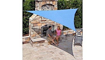 Coolaroo Coolhaven Triangle Shade Sail | 12-Foot Sapphire | 473808