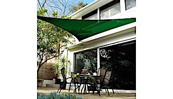 Coolaroo Coolhaven Triangle Shade Sail | 18-Foot Heritage Green | 473877
