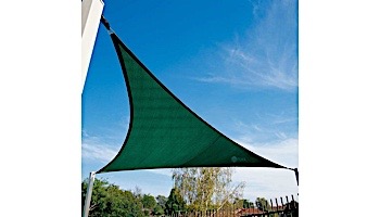 Coolaroo Coolhaven Triangle Shade Sail | 18-Foot Heritage Green | 473877