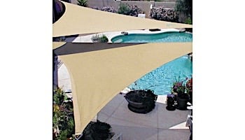 Coolaroo Coolhaven Triangle Shade Sail | 18-Foot Sahara | 473884