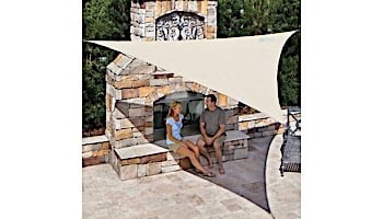 Coolaroo Coolhaven Triangle Shade Sail | 18-Foot Sahara | 473884