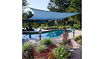 Coolaroo Coolhaven Square Shade Sail | 12x12 Foot Sapphire | 473839