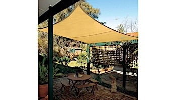 Coolaroo Coolhaven Square Shade Sail | 12x12 Foot Sahara | 473822