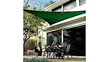 Coolaroo Coolhaven Right Triangle Shade Sail | 15x12x9 Foot Heritage Green | 473846