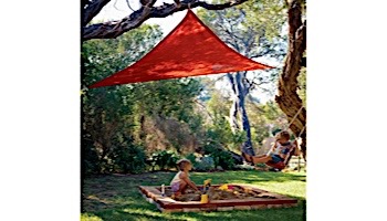 Coolaroo Kool Kolors Triangle Shade Sail | 9-Foot Red | 434519