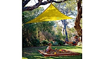 Coolaroo Kool Kolors Triangle Shade Sail | 9-Foot Yellow | 434496