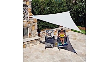 Coolaroo® Ready to Hang Triangle Shade Sail | 16-Foot Pebble | 449315