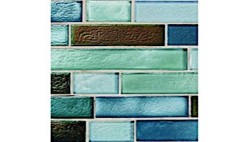 National Pool Tile Aquascapes Interlocking Glass Tile | Marine | OCN-MARINE IS12