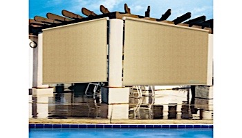 Coolaroo® 80% UV Block Exterior Cordless Sun Shade | 6x6 Foot Almond | 474799