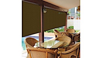 Coolaroo® 90% UV Block Exterior Cordless Sun Shade | 4x6 Foot Mocha | 462123