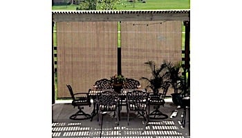 Coolaroo® 90% UV Block Exterior Cordless Sun Shade | 6' Length x 8' Width | Mocha | 474775