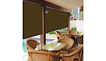 Coolaroo® 90% UV Block Exterior Cordless Sun Shade | 6' Length x 8' Width | Mocha | 474775