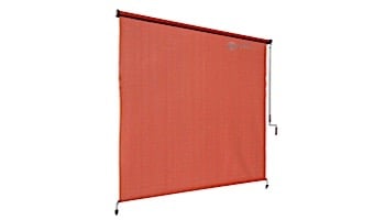 Coolaroo 90% UV Block Exterior Cordless Sun Shade | 8x6 Foot Terracota | 462000