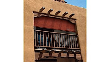 Coolaroo 90% UV Block Exterior Cordless Sun Shade | 8x6 Foot Terracota | 462000