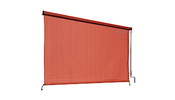 Coolaroo 90% UV Block Exterior Cordless Sun Shade | 8x6 Foot Terracota | 462000