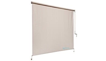 Coolaroo® 95% UV Block Exterior Cordless Sun Shade | 8x8 Foot Pebble | 474836