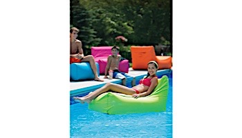 Ocean Blue Sun Searcher Aruba Inflatable Pool Lounger Chair | Lime | 950300