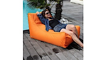 Ocean Blue Sun Searcher Aruba Inflatable Pool Lounger Chair | Orange | 950303