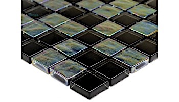 Artistry In Mosaics Twilight Series 1x1 Glass Tile | Black | GT82323K5