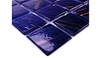 Artistry In Mosaics Venetian Series 3/4x3/4 Glass Tile | Cobalt Blue Copper Blend | GV42020B4