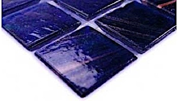 Artistry In Mosaics Venetian Series 3/4x3/4 Glass Tile | Cobalt Blue Copper Blend | GV42020B4